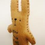 Felt ornaments - You look f..