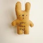 Felt ornaments - You look f..