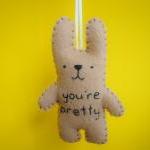 Felt ornament bunny - You'r..