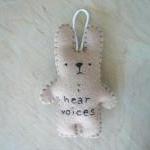 Felt animal rabbit funny bu..