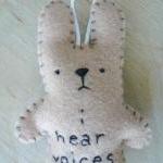 Felt animal rabbit funny bu..