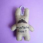 Mustache Bunny - Funny hand..