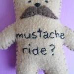 Mustache Bunny - Funny hand..