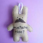Mustache Bunny - Funny hand..