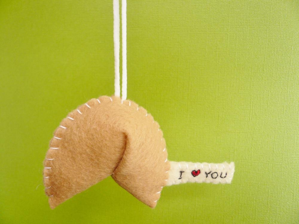 Personalized Fortune Cookie Ornament