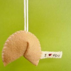 Personalized Fortune Cookie Ornament