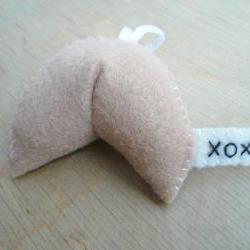 Xoxo Fortune Cookie Ornament