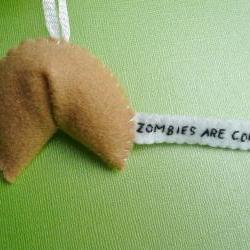 Zombie Fortune Cookie - Funny Ornament